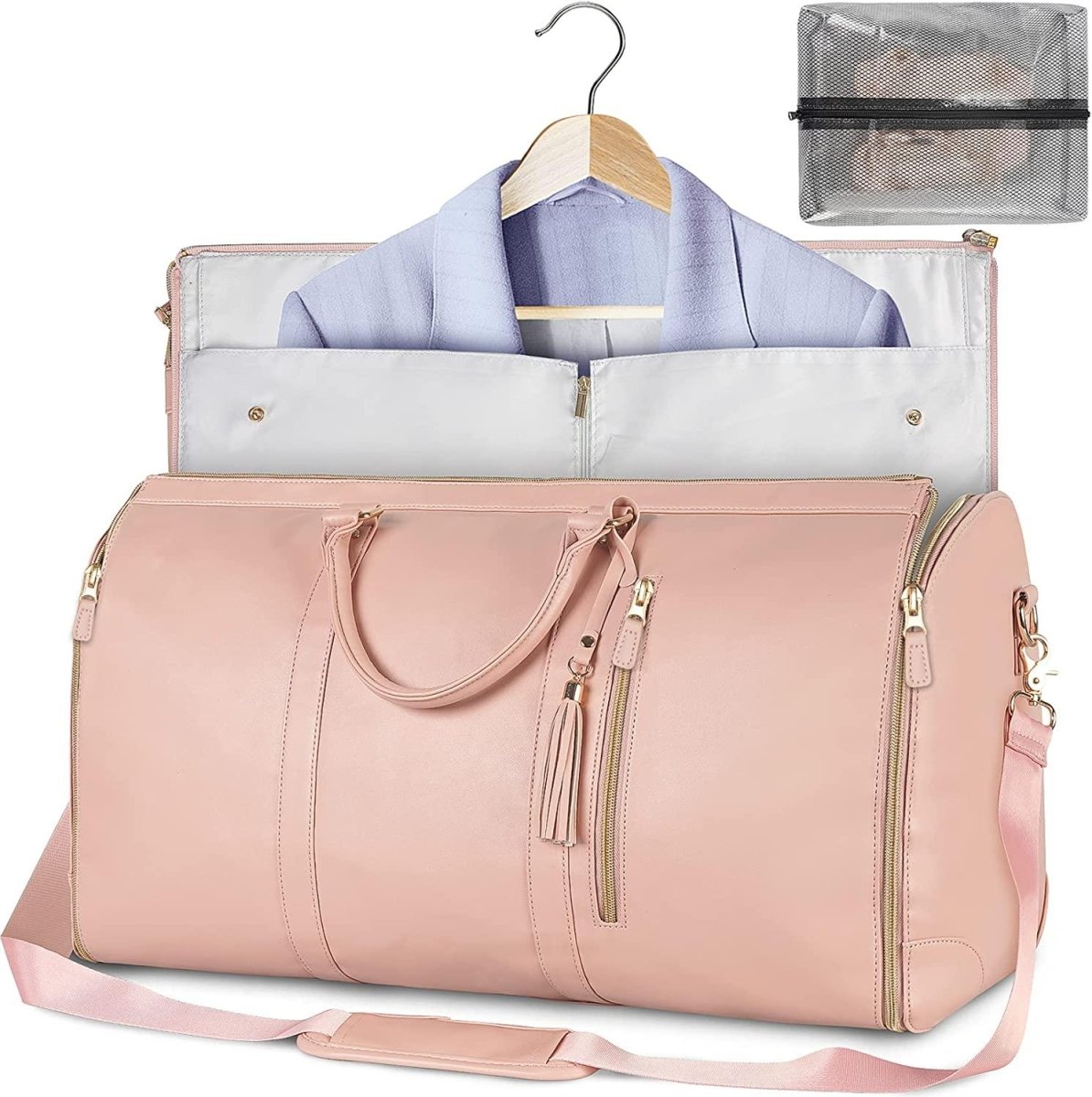 Garmentgo Travel BAG-foldable clothing protection bag made of PU leather for wrinkle-free travel with style 3
