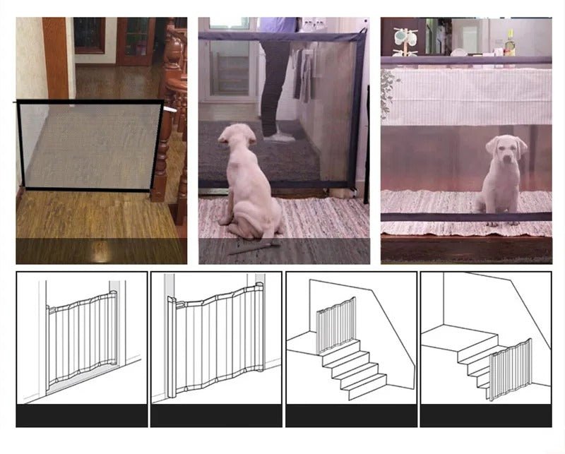  GASPARD - smart protective barrier from mesh for pets & babies-6