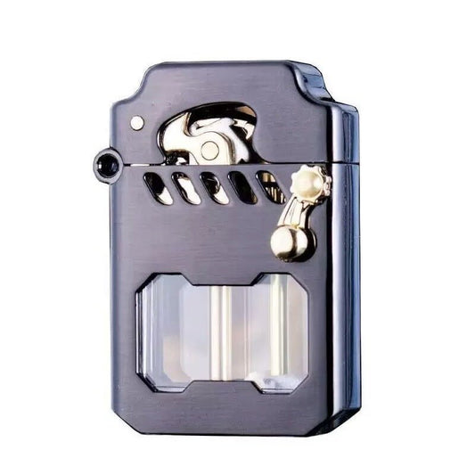 Briquet GearFrame - Briquet coupe-vent avec mécanisme à engrenages et verrouillage de sécurité
