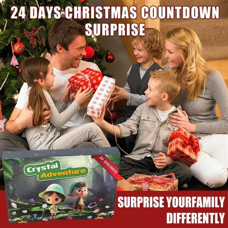 Jalokivien adventtikalenteri – 24 luonnollista kristallia lomien laskentaan 2025