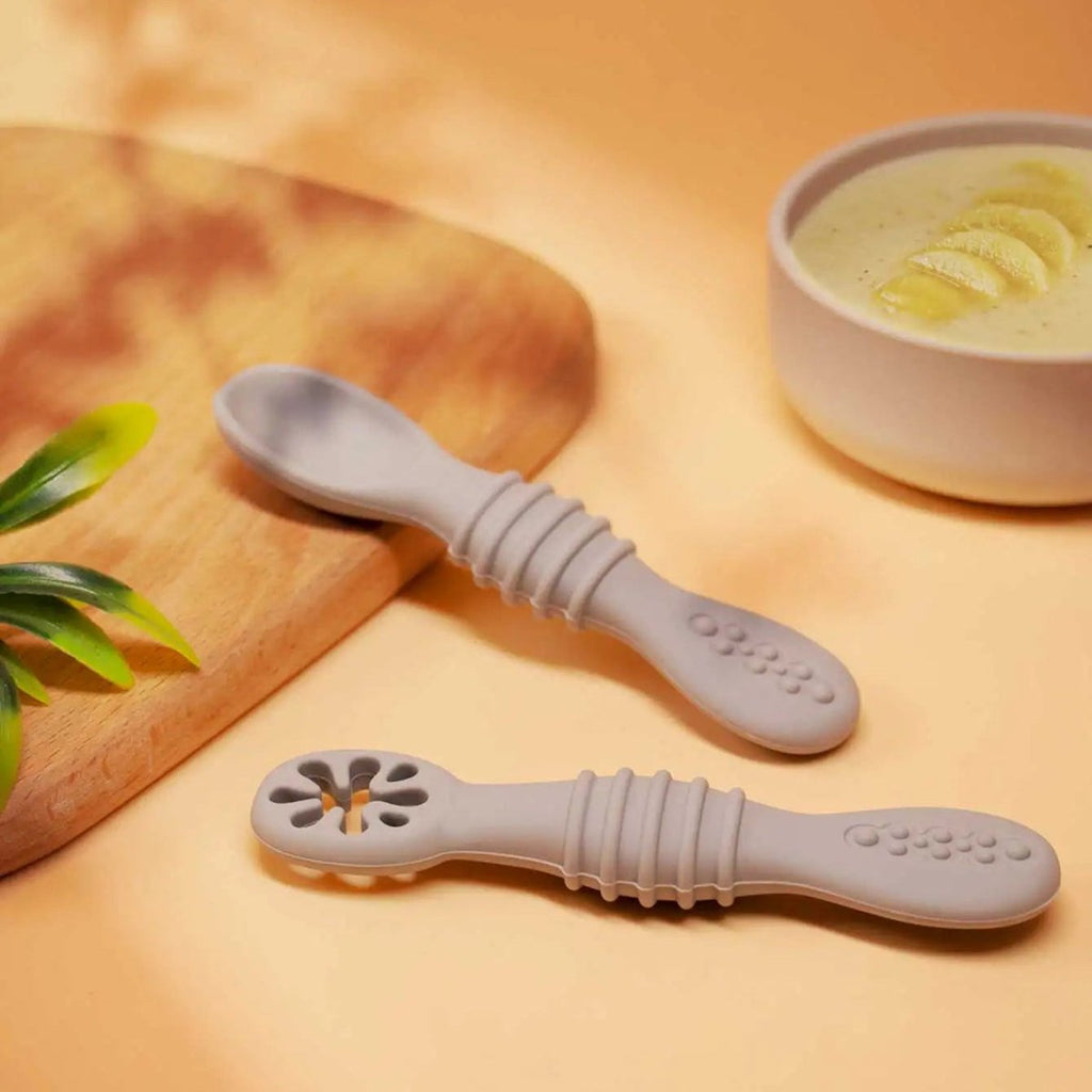 BABYBITE – Soft Silicone Baby Feeding Spoon Set for Toddlers 3