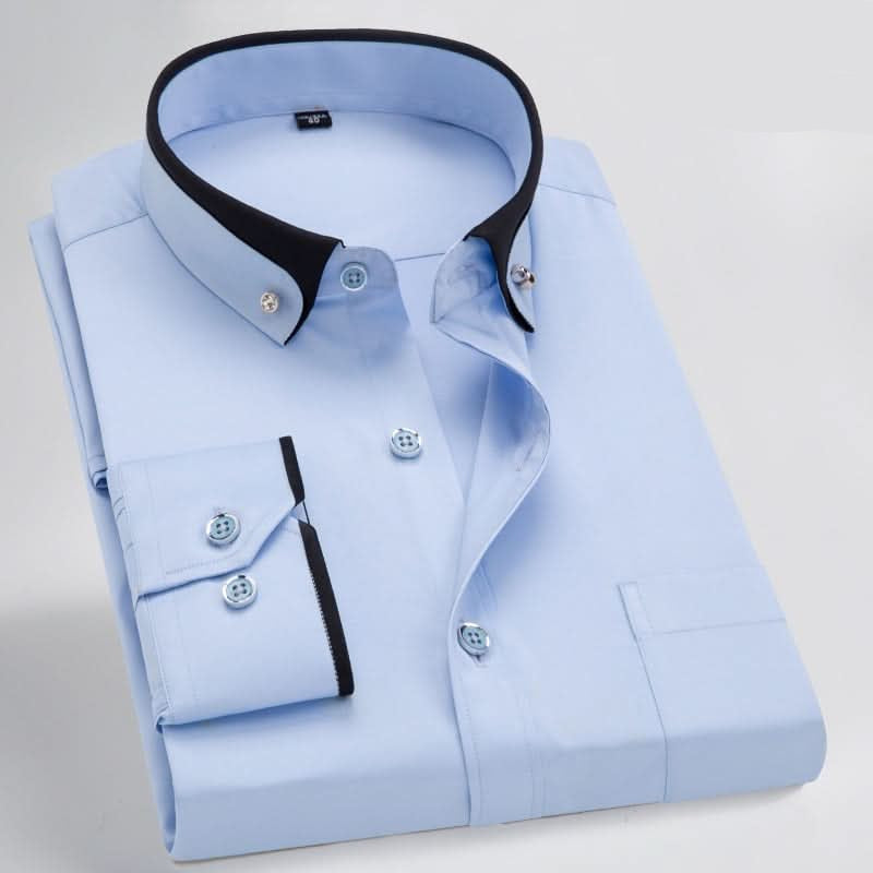 GENTLEFORM Camicia – Camicia elegante a maniche lunghe per uomo con comfort e stile