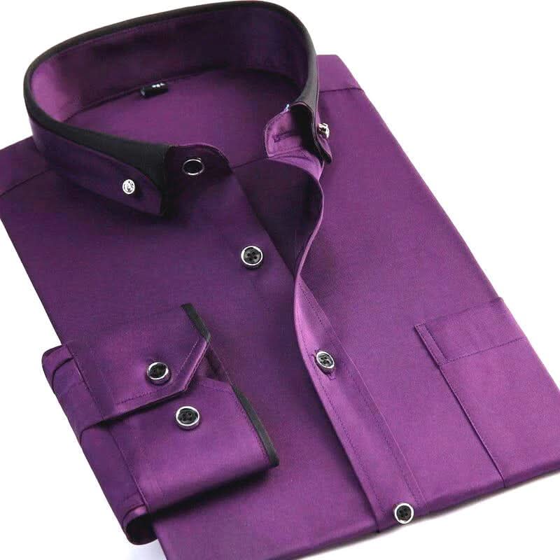 GENTLEFORM Camicia – Camicia elegante a maniche lunghe per uomo con comfort e stile