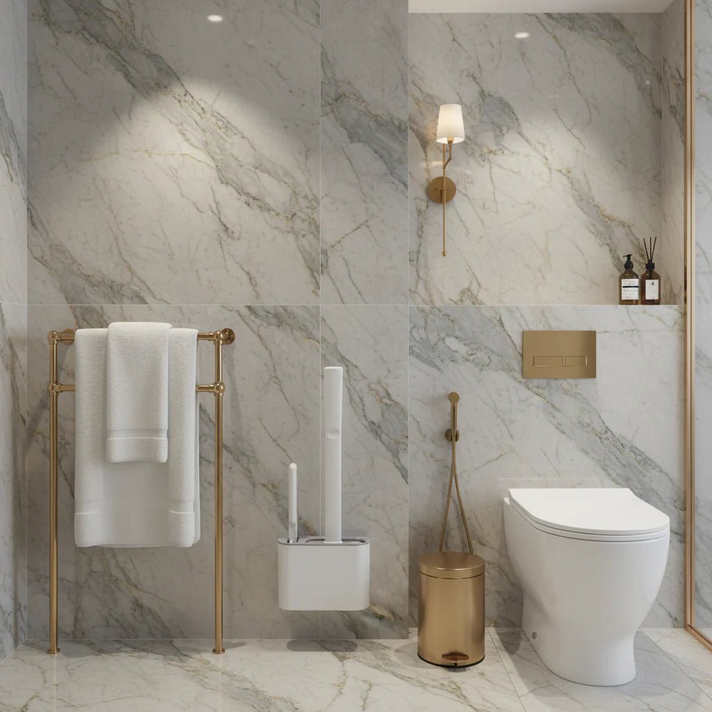 GERMFREE LOO – Silikónová WC kefa s držiakom pre hygienické čistenie