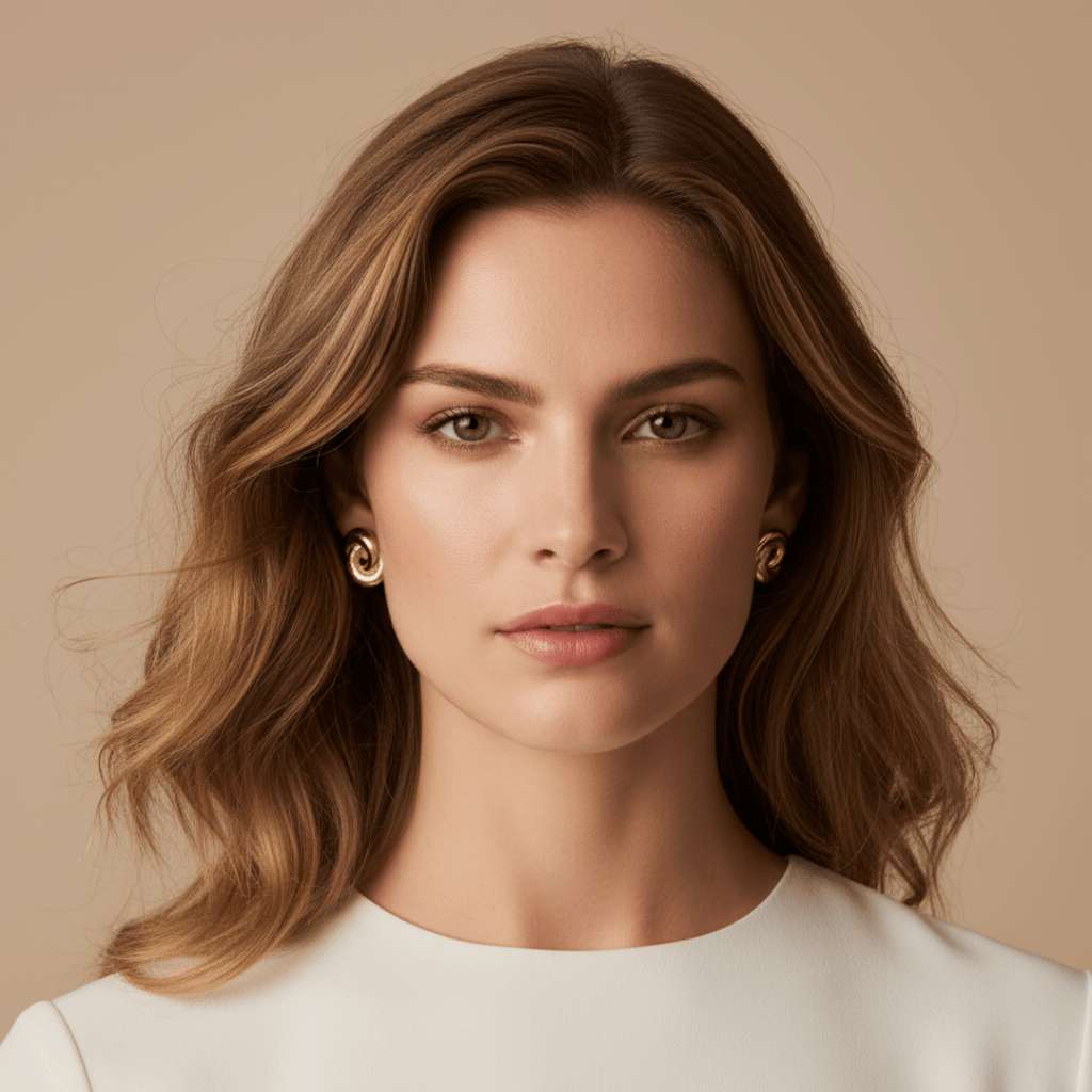 Vergulde Zon Gouden Knoop Oorknopjes