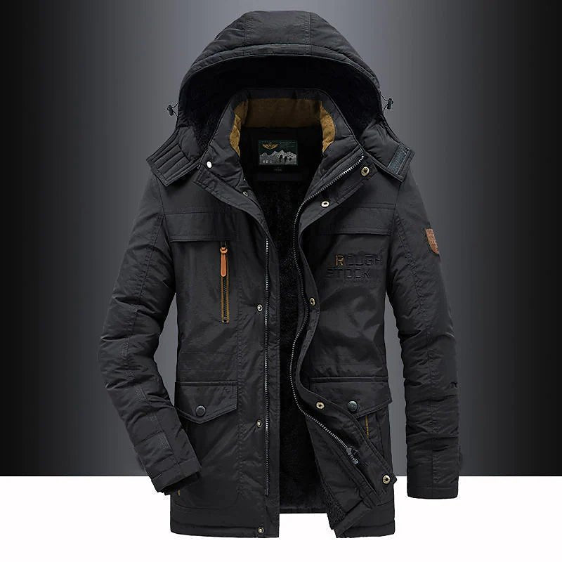 GlacierWear – Winddichte winterparka met thermische isolatie