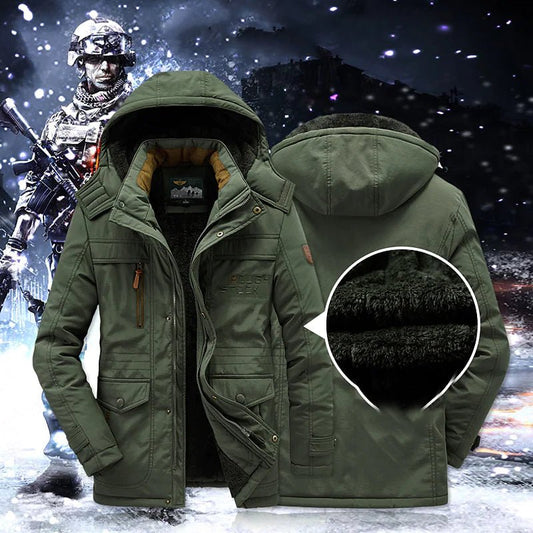 GlacierWear – Winddichte winterparka met thermische isolatie