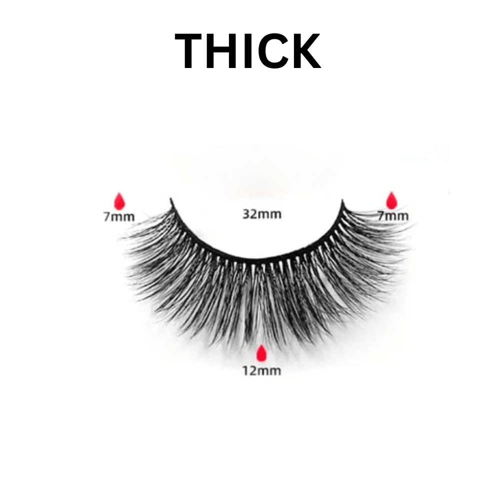 GLAMIX – Herbruikbare Zelfklevende Wimpers voor een Vlekkeloze Look