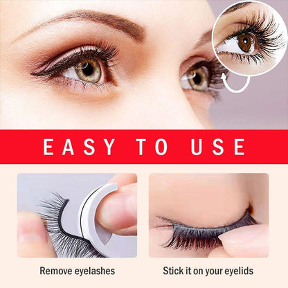 GLAMIX – Herbruikbare Zelfklevende Wimpers voor een Vlekkeloze Look