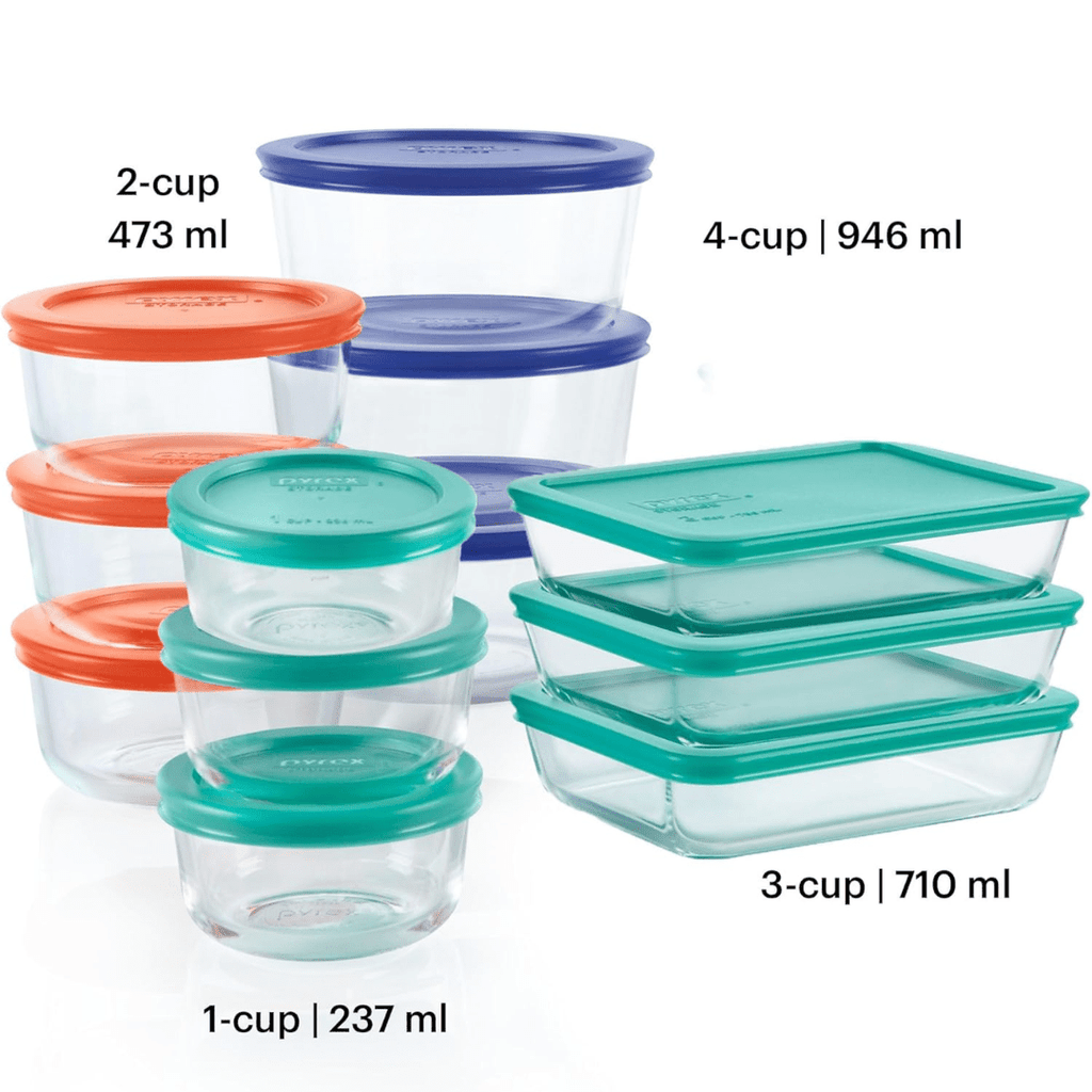  Glassker 12-Piece Food Storage Set-BPA-free, airtight for fresh food and efficient organization-5