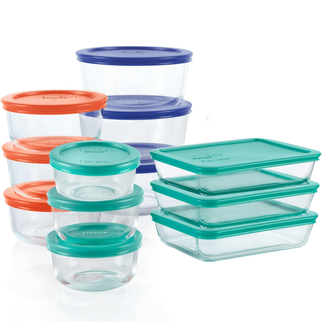  Glassker 12-Piece Food Storage Set-BPA-free, airtight for fresh food and efficient organization-2