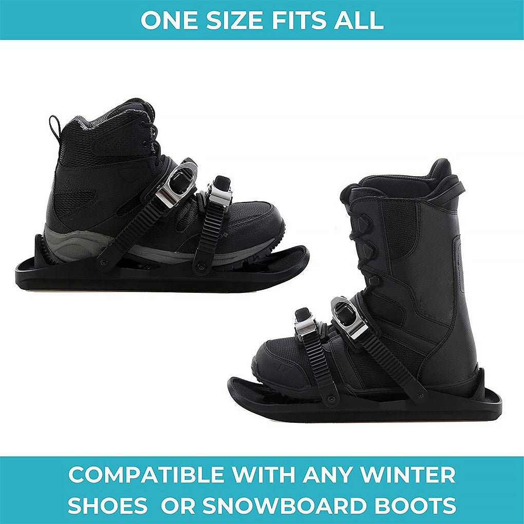 GLIDESHOE – Adjustable Ski Skate Shoes Lightweight Portable Snow Skating Footwear 4