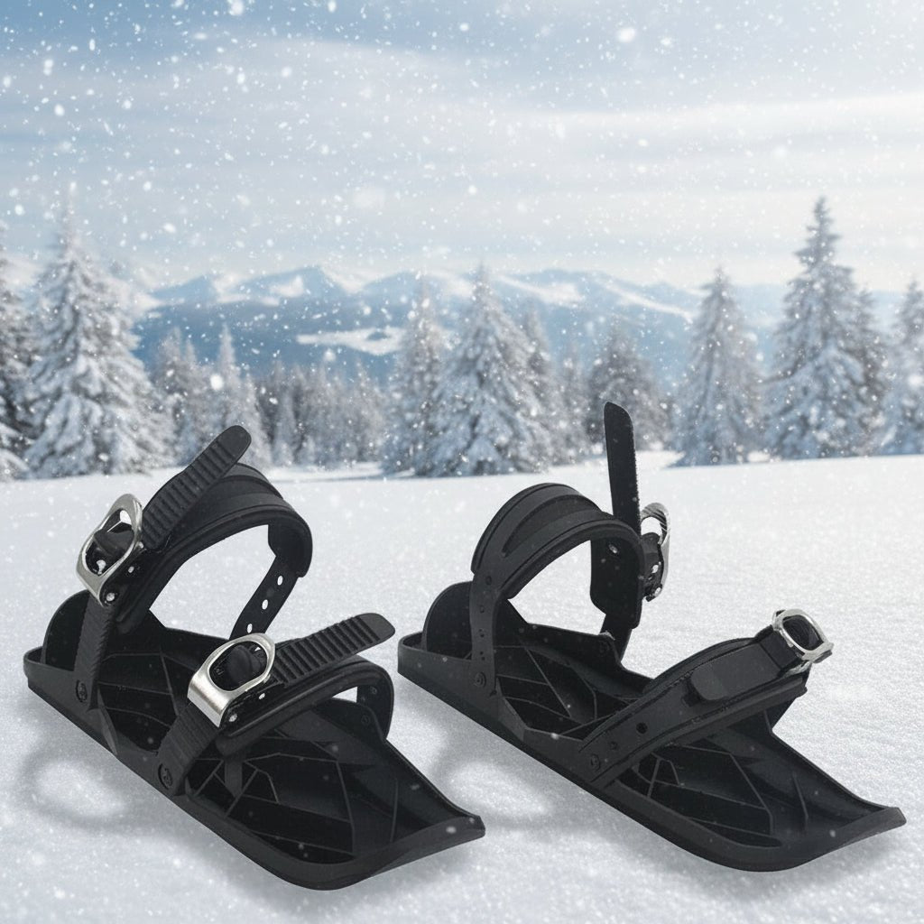 GLIDESHOE – Adjustable Ski Skate Shoes Lightweight Portable Snow Skating Footwear 0
