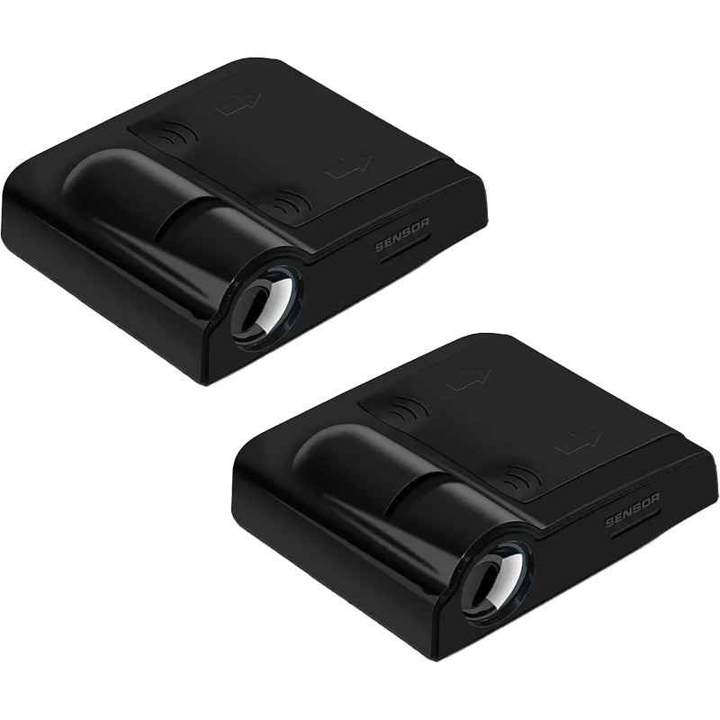 GLOWDOOR - Projecteur LED sans fil pour portière de voiture avec affichage de logo personnalisé