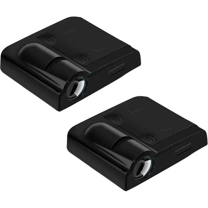 GLOWDOOR - Projecteur LED sans fil pour portière de voiture avec affichage de logo personnalisé