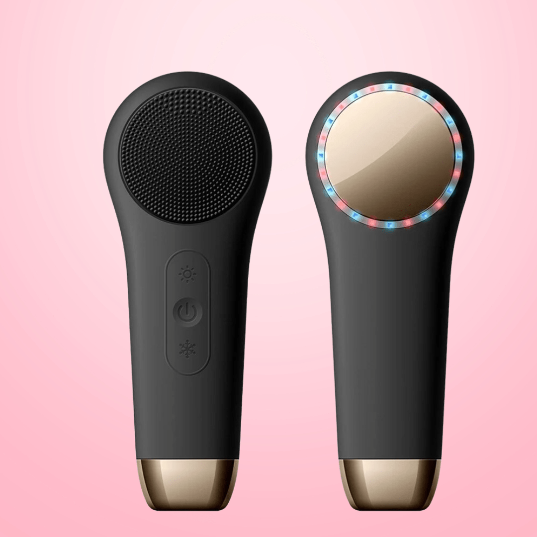  3-in-1 electrical facial brush with heat and sound pulsation technology-5