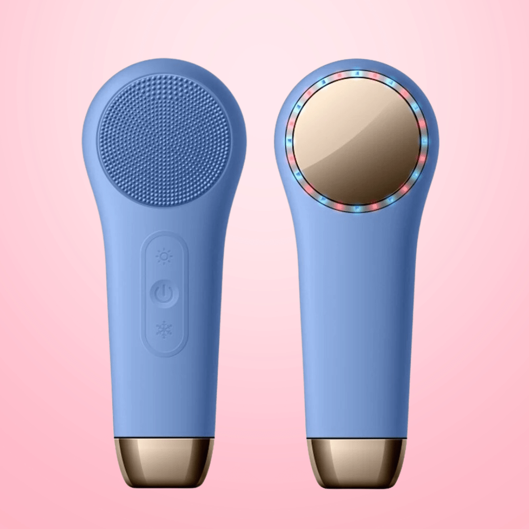  3-in-1 electrical facial brush with heat and sound pulsation technology-6