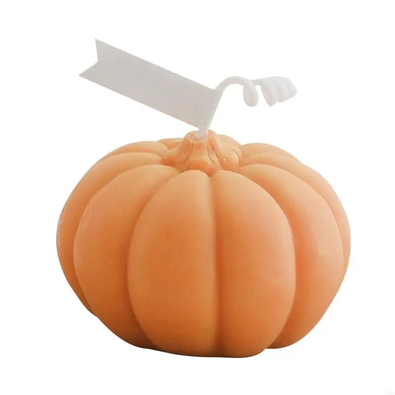 GlowHarvest – Vela aromática artesanal en forma de calabaza para una atmósfera acogedora