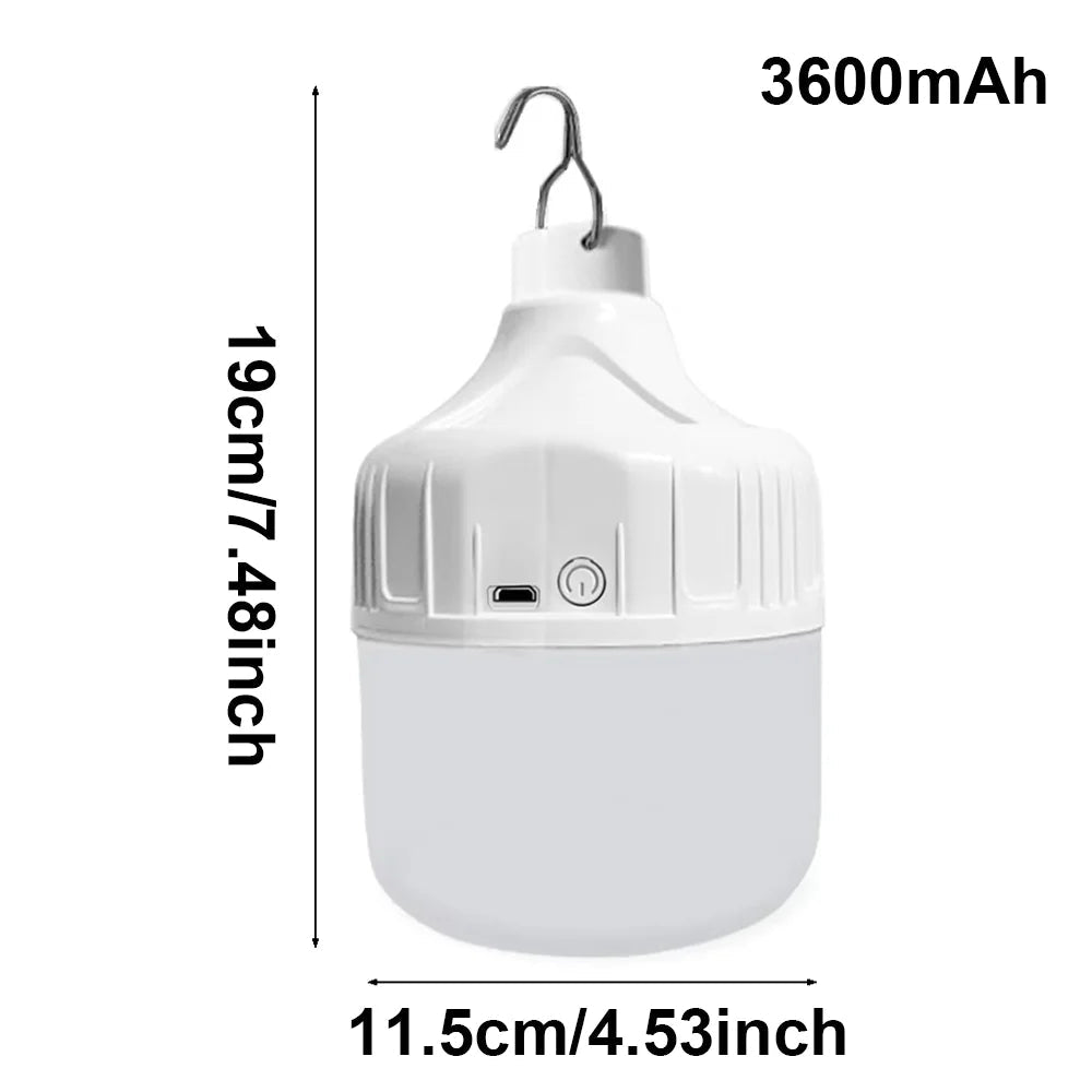 Portable USB Rechargeable LED Camping Lamp with 3 Lighting Modes 7