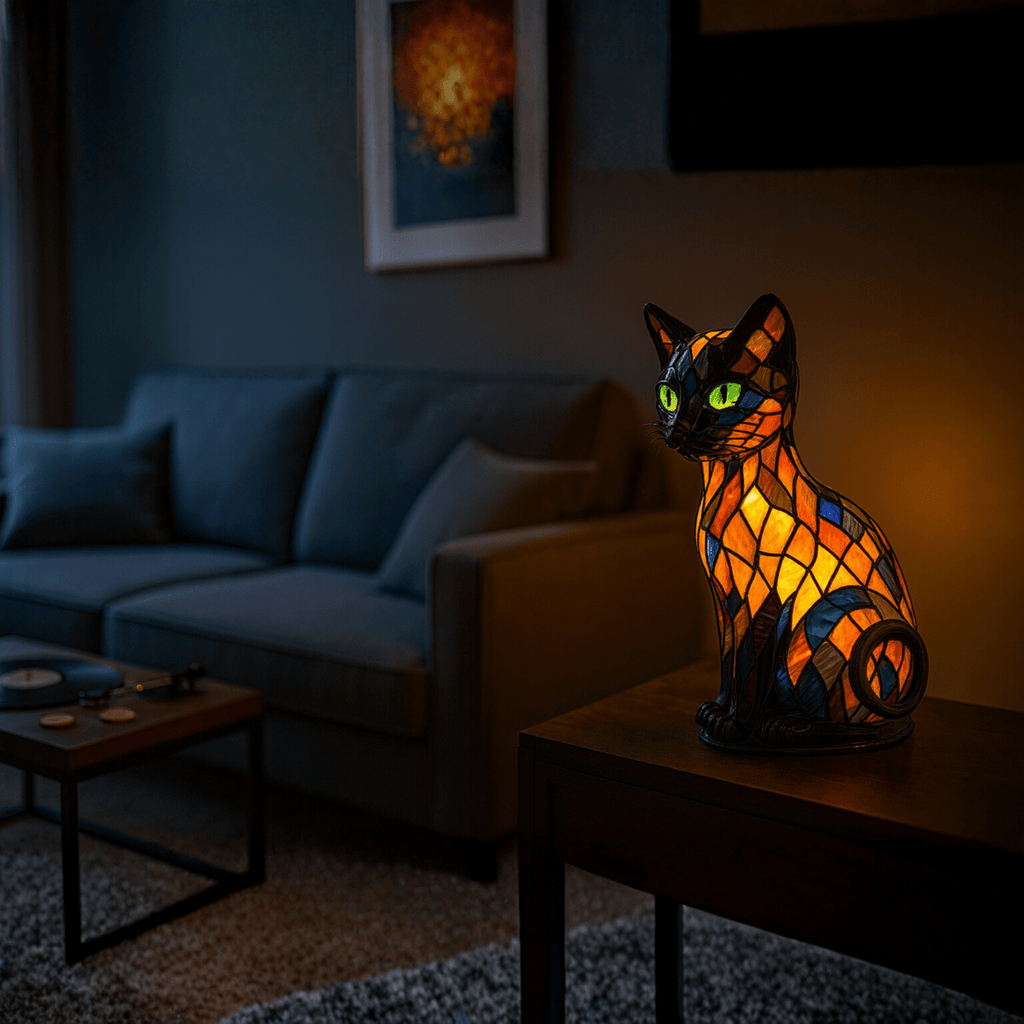 GLOWKITTY – Soft LED Cat Night Lamp for Soothing Ambiance
