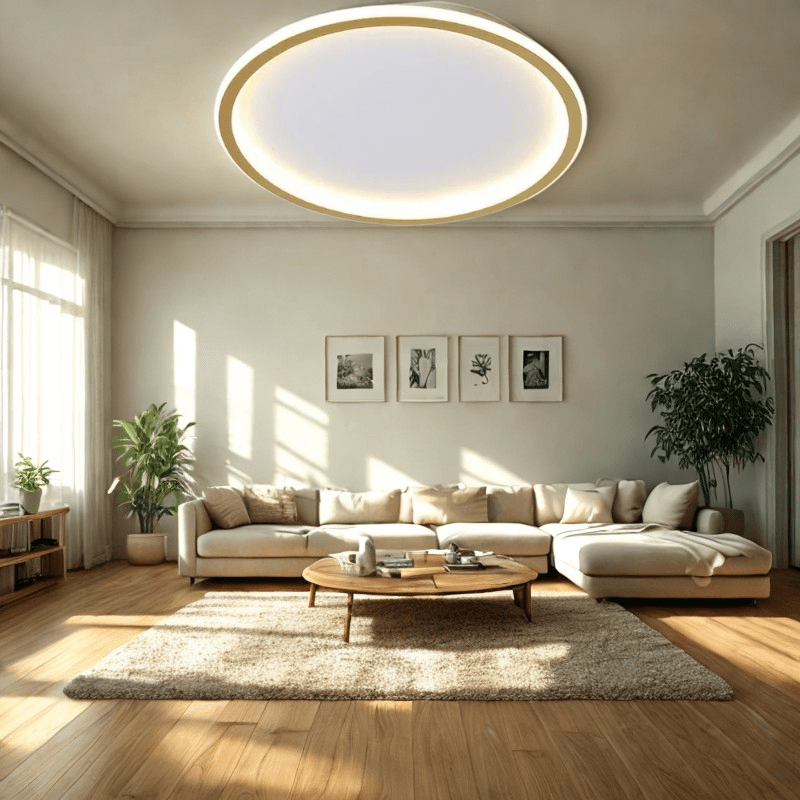 GLOWLITH – Lampada da soffitto LED scandinava per un'illuminazione moderna e senza abbagliamento