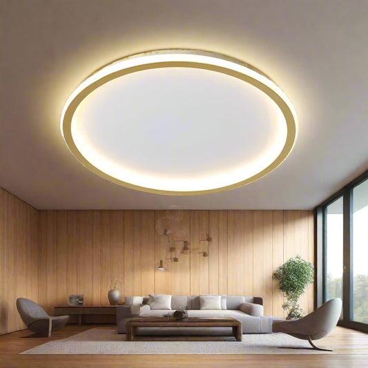 GLOWLITH – Lampada da soffitto LED scandinava per un'illuminazione moderna e senza abbagliamento
