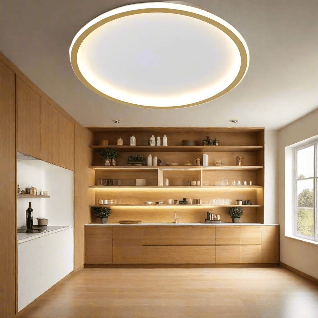 GLOWLITH – Lampada da soffitto LED scandinava per un'illuminazione moderna e senza abbagliamento
