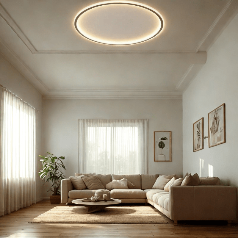 GLOWLITH – Lampada da soffitto LED scandinava per un'illuminazione moderna e senza abbagliamento