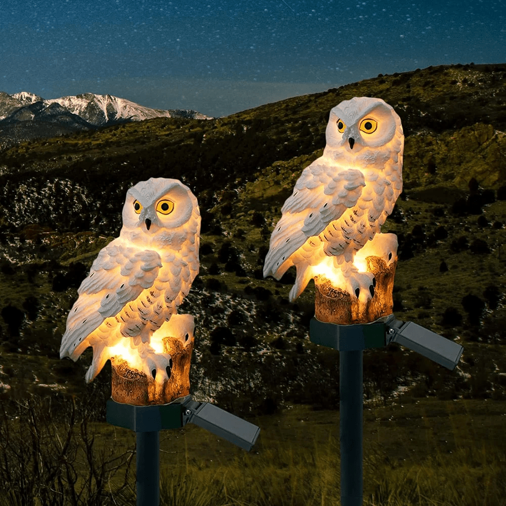 GARDENOWL – Solar Decorative Owl Light for Outdoor Gardens and Pathways 5