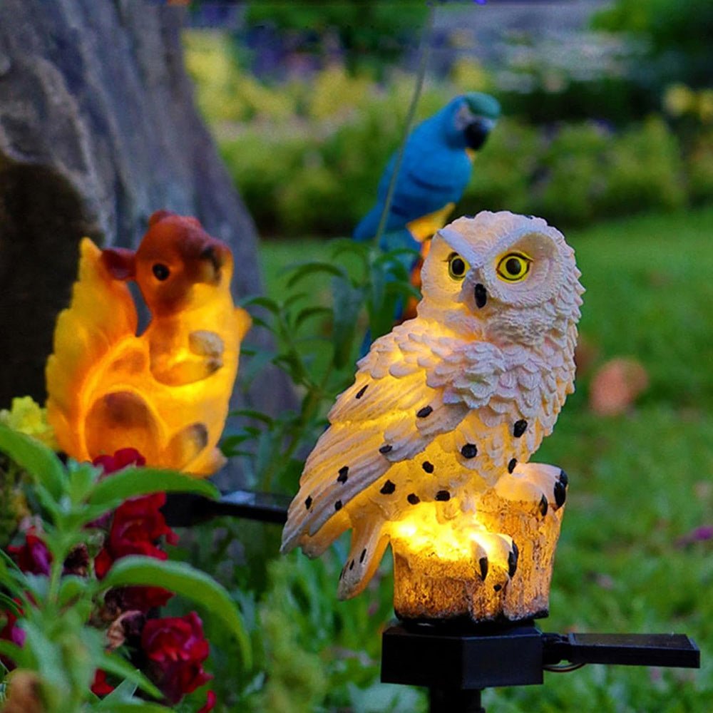 GARDENOWL – Solar Decorative Owl Light for Outdoor Gardens and Pathways 3