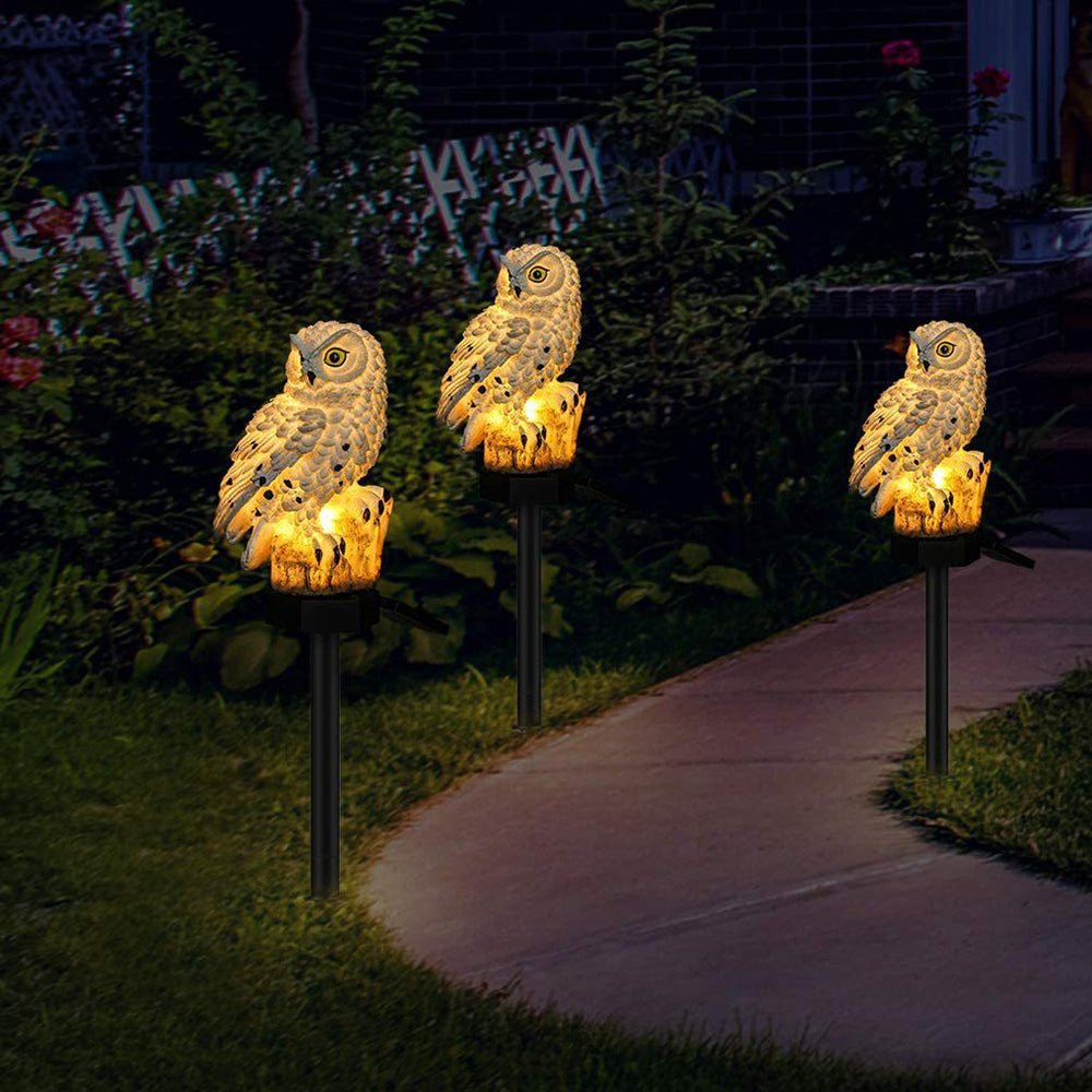 GARDENOWL – Solar Decorative Owl Light for Outdoor Gardens and Pathways 4