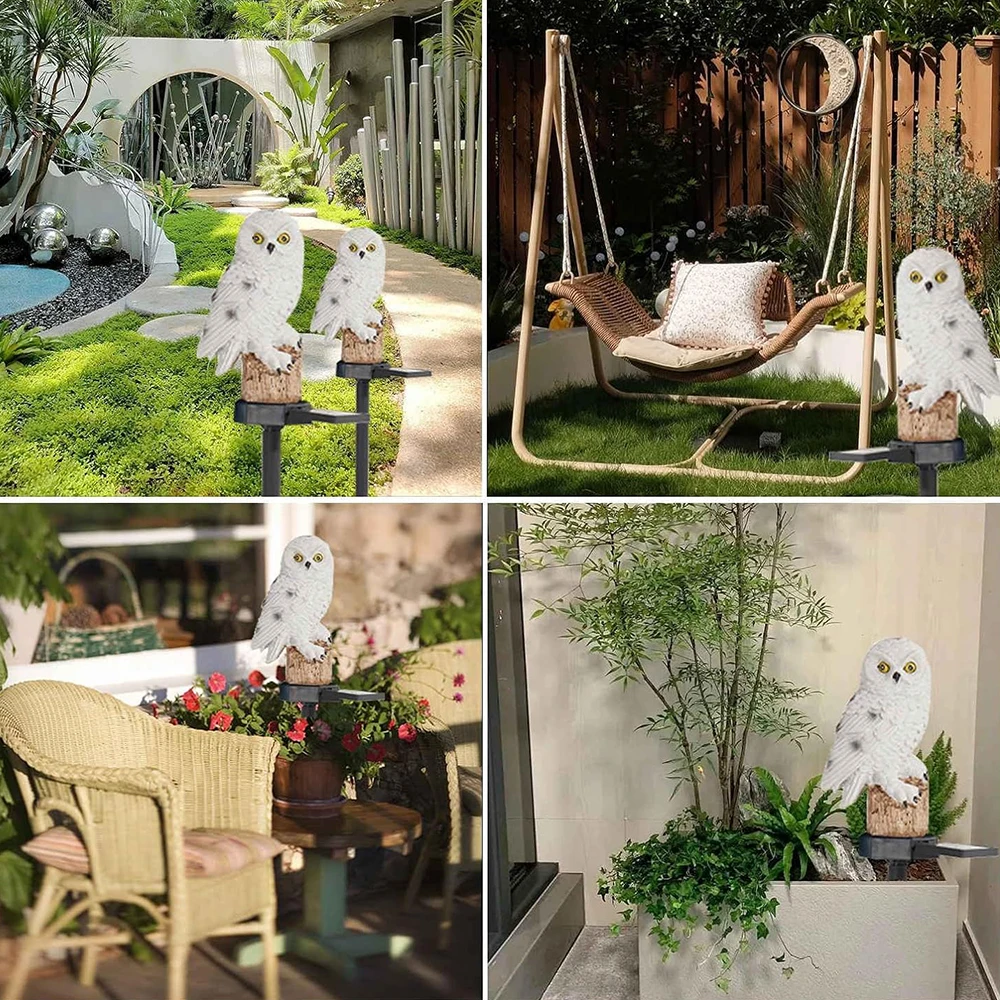 GARDENOWL – Solar Decorative Owl Light for Outdoor Gardens and Pathways 6