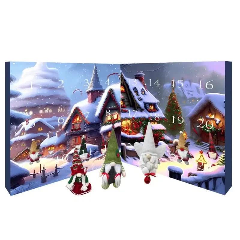 Whimsical Gnome Advent Calendar - 24 Handmade Christmas Countdown Gnomes 0