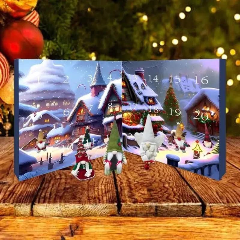 Whimsical Gnome Advent Calendar - 24 Handmade Christmas Countdown Gnomes 1