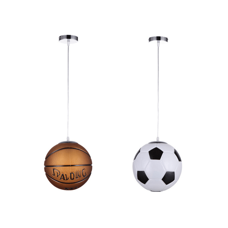 GOAL GLOW - Plafoniera a LED per la cameretta dei bambini con motivo calcistico