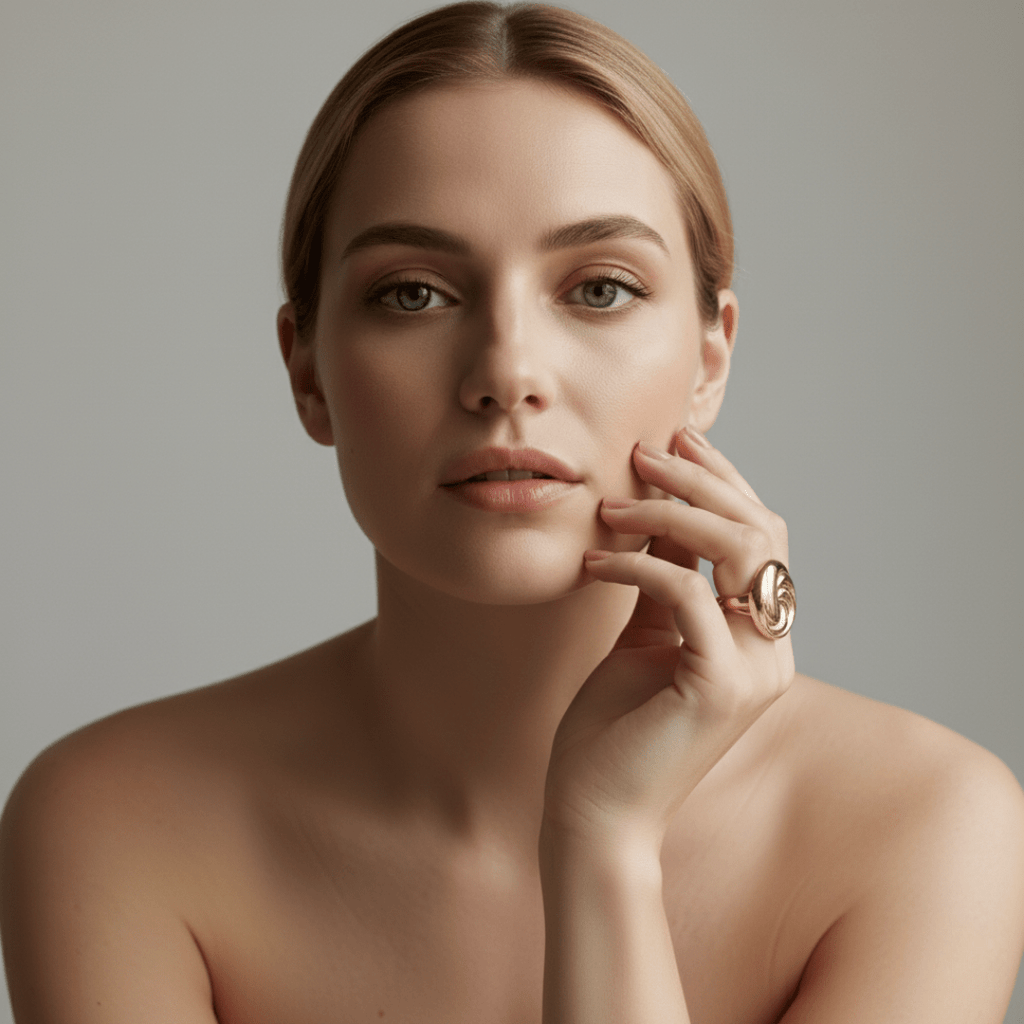 Gouden Getijden Spiraal Ring