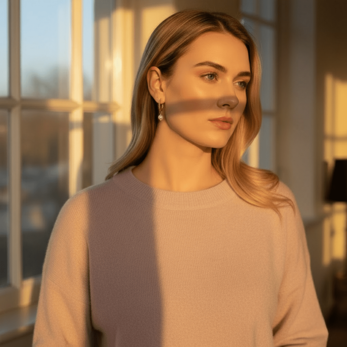 Pearl Drop Gouden Oorringen