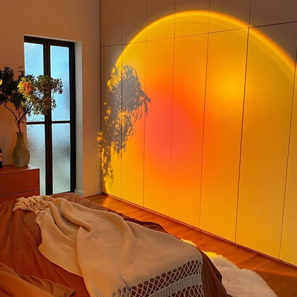 Golden Glow - Sunset lamp for atmospheric lighting indoors 0