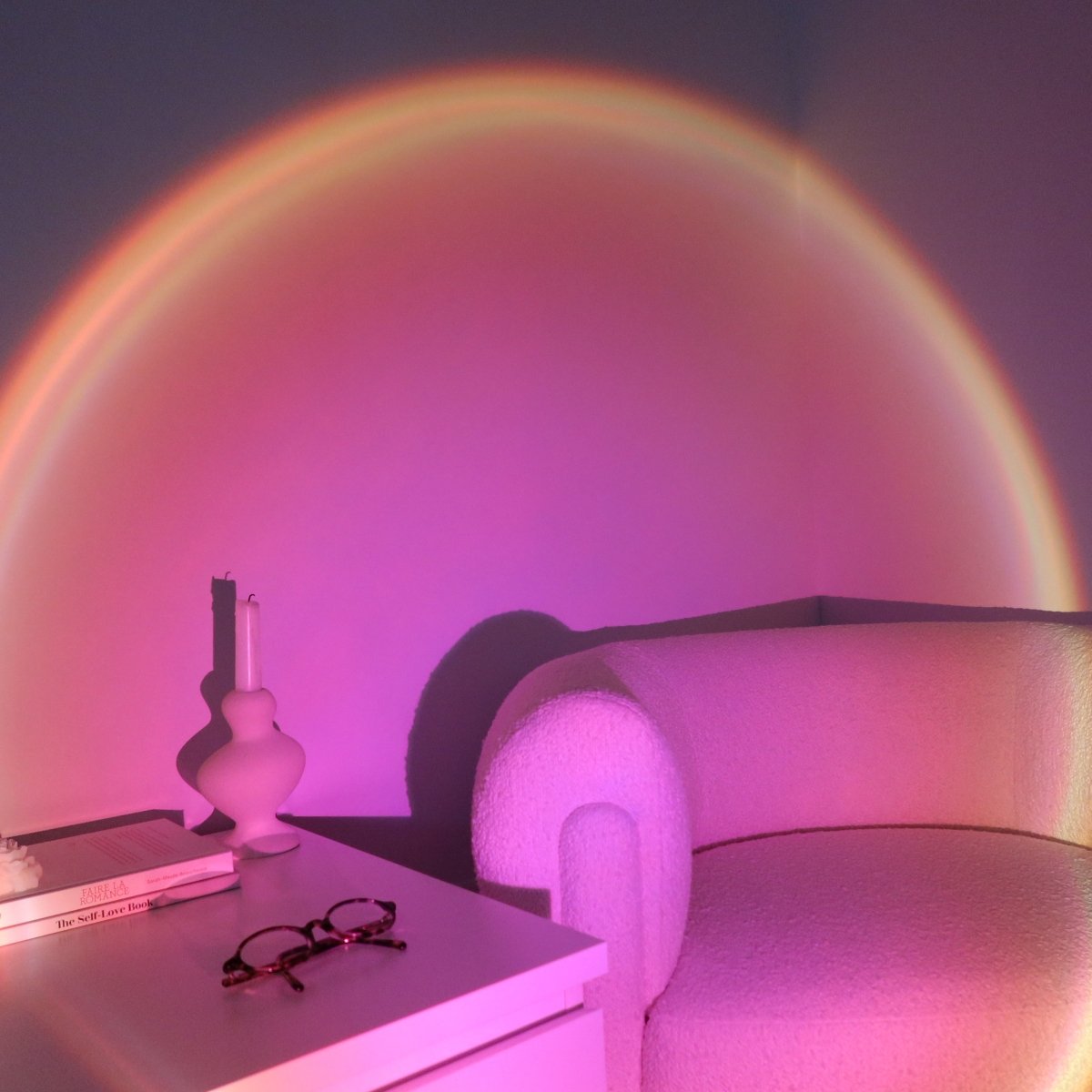 Golden Glow - Sunset lamp for atmospheric lighting indoors 5