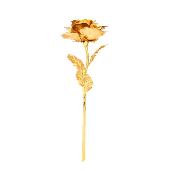 GOLDEVA – Rosa vera immersa in oro fatta a mano | Regali per San Valentino