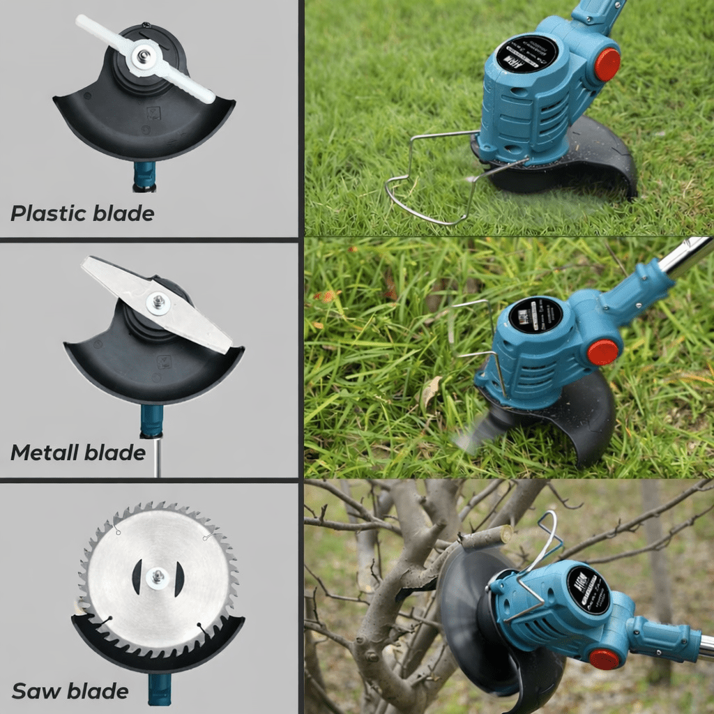 GRASSROLL – 36V Cordless Folding Grass Trimmer for Effortless Gardening