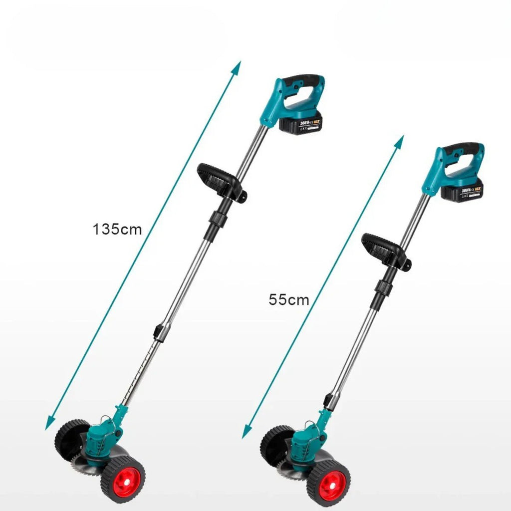 Cordless Grass Trimmer 36V - Adjustable Height, Foldable Design & 3 Blades 1