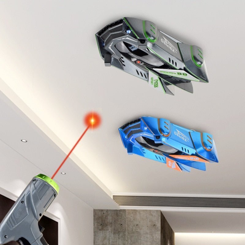 GravityRacer – Laser-Controlled Wall Climbing RC Car