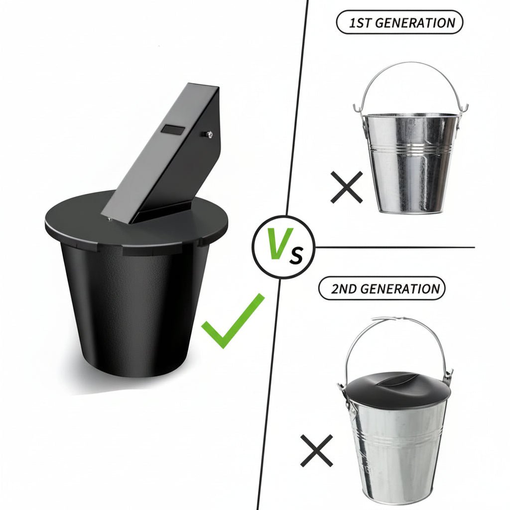 Grill Grease Collector with Secure Lid & Reusable Liner for Mess-Free Cooking 3