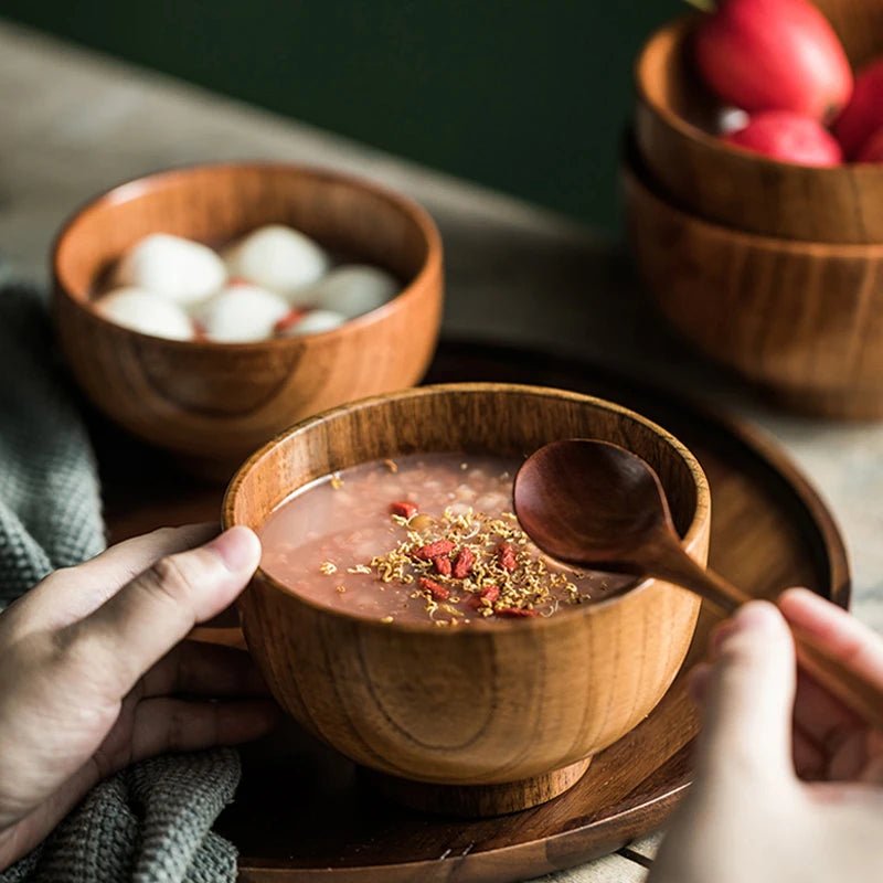 GREENPLATE – Eco-Friendly Wooden Bowl for Sustainable Dining 4