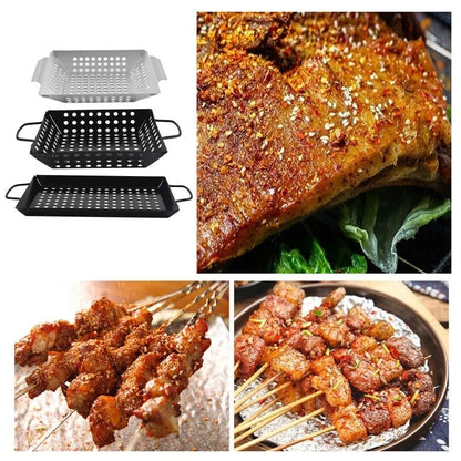 GRILL BASKET – Non-Stick BBQ Tool for Easy Grilling
