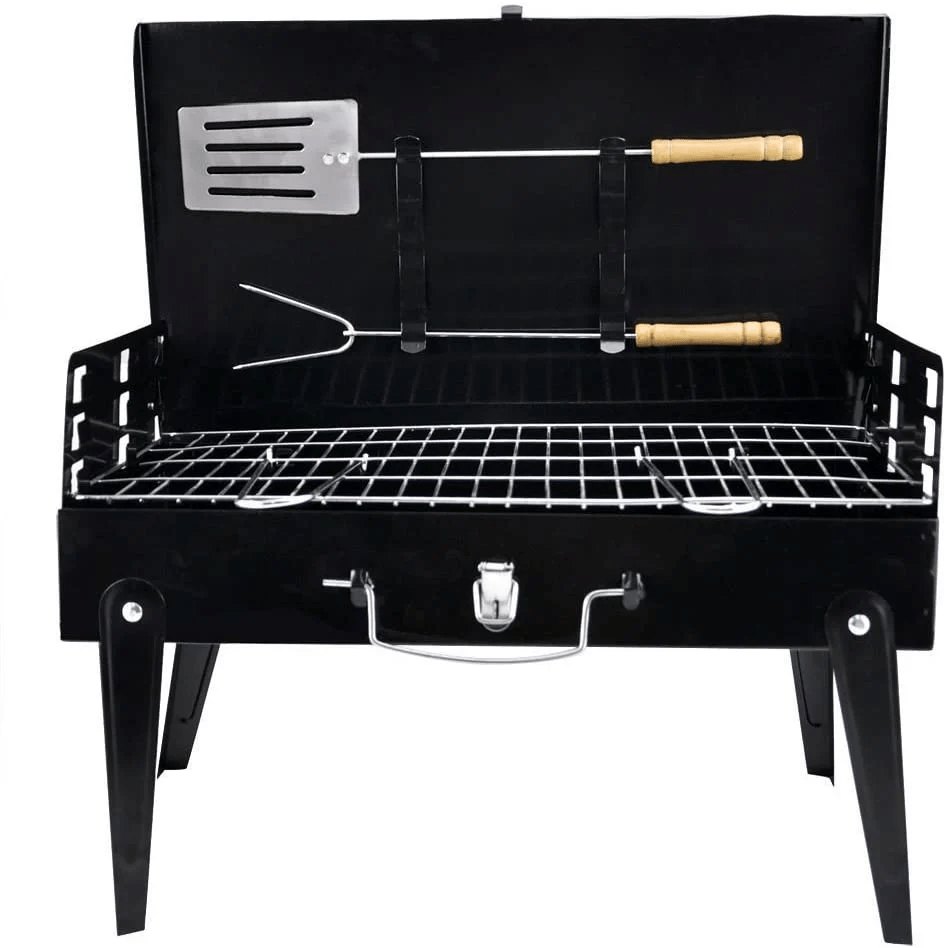 Grillmate fold - foldable garden grill made of steel for camping & garden 4