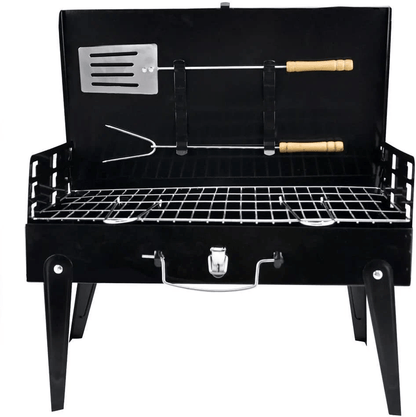 Grillmate fold - foldable garden grill made of steel for camping & garden 4