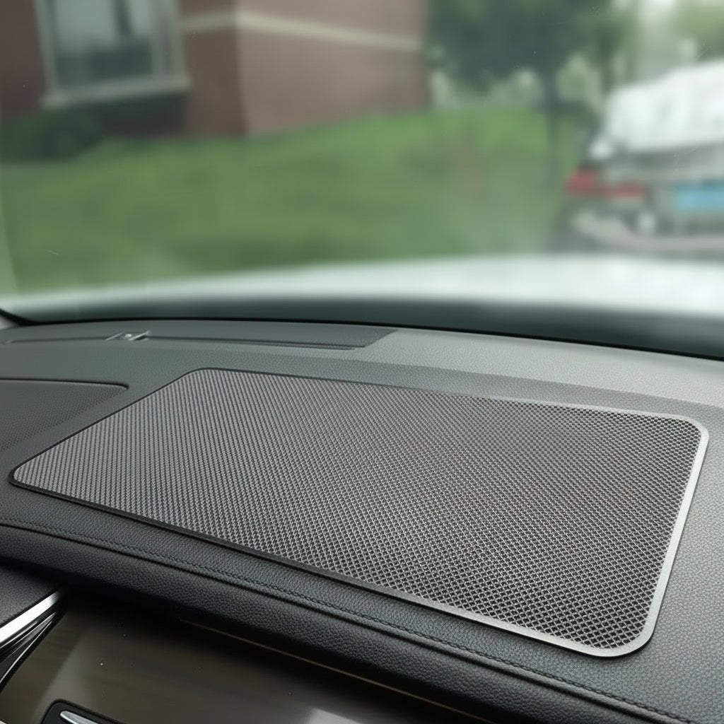 Anti-Slip Dashboard Mat - Durable PVC & Silicone Design for Phones and Keys 0