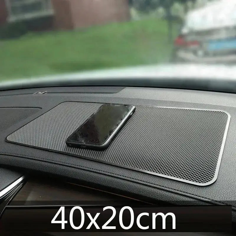 GRIPDASH – Anti-Slip Dashboard Mat with Durable PVC & Silicone Design for Phones and Keys